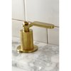 Kingston Brass Widespread Bathroom Faucet with Push PopUp, Brushed Brass KS1417KL